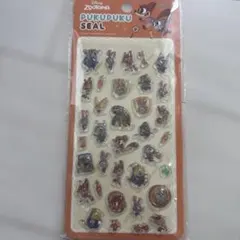 新品【ディズニー/ズートピア】キャラクターぷくぷくシール