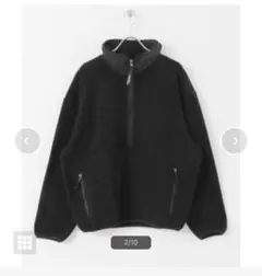 黒 フリースジャケット