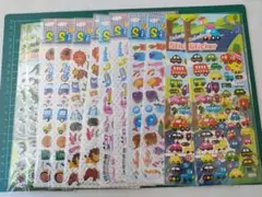 ご褒美シール 12枚セット 恐竜 動物 音楽 魚 車