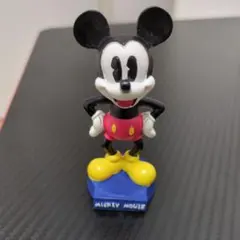 【匿名発送】考えるミッキー　フィギュア　銅像風　首振り人形　ボビング 東京ディズニーリゾート ミッキーマウス フィギュア 首振り人形