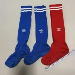 umbro サッカーソックス 2色セット キッズ
