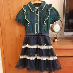 アクシーズファムキッズ☆フリルいっぱいワンピース☆120☆