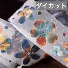 【Xi100c】小白家 / 冷茶棕 模切pet 1ループ 200cm