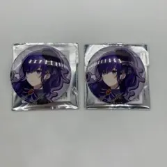 ◯ ＊プロセカ＊　朝比奈まふゆ　バースデー　グリッター缶バッジ　２点セット