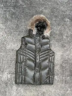 RUSS-K フード付きダウンベスト L