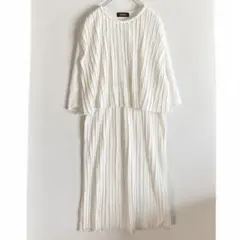 zucca ズッカ 異素材 ニット ワンピース