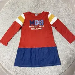 《MIKIHOUSE》DOUBLE.Bフットボールワンピース【110】✨️