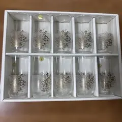 HOYA: 昭和レトロ タンブラーグラス10個セット