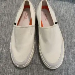 【本日限定】POLO RALPH LAUREN スリッポンキャンバス 白26cm