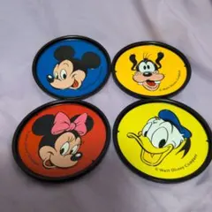 ディズニーキャラクター コースター 4枚セット