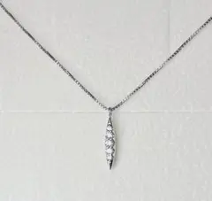 再値下げ☆ヴァンドーム青山_プラチナ ダイヤモンド ネックレス pt VA