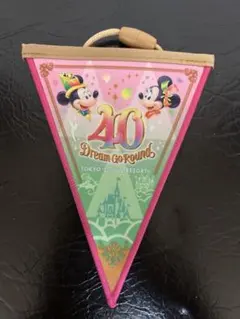 東京ディズニーランド40周年フラッグ