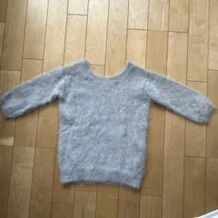 Spick and Span グレー 五分袖セーター