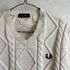 FRED PERRY × BEAMS / 別注 Cable Knit Vest