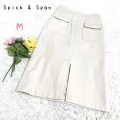 ♡スピックアンドスパン【M】ダブルポケットビーバータイトスカート 前スリットのサムネイル