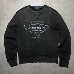 黒系大放出✨ラルフローレン炭黒スウェット両VガゼットSブラック良品｜限定モデル