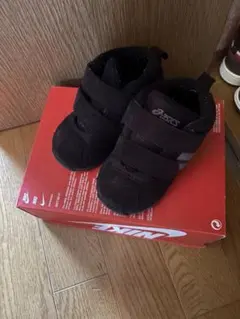 アシックス　asics キッズ　ベビー　スニーカー　黒　14.5cm