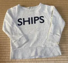 SHIPS トレーナー 白80