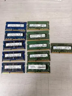 ノートPC用メモリ 8GBDDR4、3枚、4GBDDR3、8枚混在 11枚セット - メルカリ