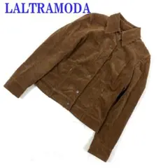 ラルトラモーダ コーデュロイジャケット 茶 コットン100％ 40 C4485