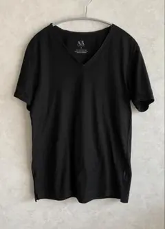 【A|X ARMANI EXCHANNGE】Vネック Tシャツ ブラック/S