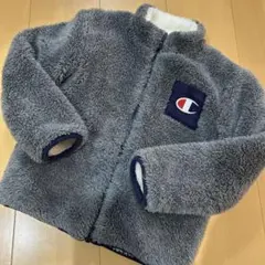 Champion フリースジャケット 120サイズ グレー