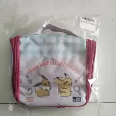 ポケットモンスター プラチナムザッカトラベルポーチ ピカチュウ イーブイ