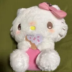 mikko×Sanriocharactersドーナツデザインぬいぐるみ　キティー