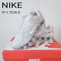NIKE SHOX ショックス スニーカー ホワイト シルバー 白 C0002