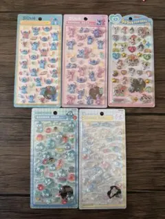 ボンボンドロップシール（第二弾サンリオ、ディズニー）うるちゅるシール（パワパフ）