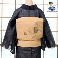 ネコの意匠 夏の袋帯 おたいこ柄 未着用 【匿名発送】FO-01 - メルカリ