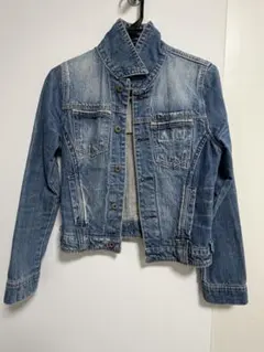 [限定価格]デニムジャケット　Gジャン　ショート丈レディースS相当
