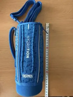 THERMOS 水筒カバー 青