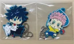 呪術廻戦 でふぉラバ！私服キーホルダー 虎杖悠仁 伏黒恵