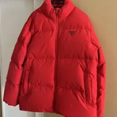 GUESS ダウンジャケット レッド Mサイズ