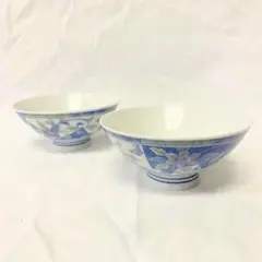美品【 antique アンティーク 】有田焼　茶碗　絵付け茶碗　2セットのサムネイル
