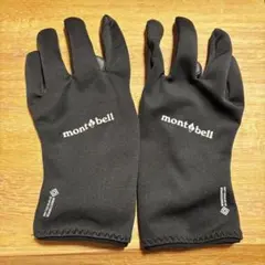 【美品】mont-bell ウィンドストッパー ライトトレッキンググローブ
