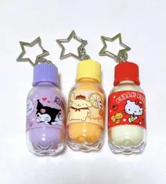 クロミ ハローキティ ポムポムプリン キーホルダー ミニボールペン 3個セット