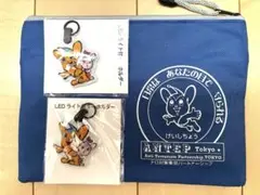 【新品・未使用】非売品 ピーポくん LEDライト付き キーホルダー 他セット