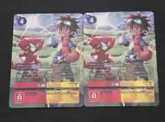 デジモンカードゲーム 工藤タイキ BT21-083 パラレル 2枚セット