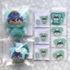 呪術廻戦 伏黒恵 はぐはぐみー！ ぬいぐるみ シュシュ アクスタ ステッカー