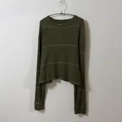 90s STUSSY design waffle thermal 変形