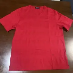 MCGREGOR レッド Vネック Tシャツ Lサイズ
