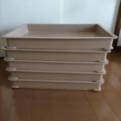 (送料込)食品保存用コンテナ 番重 10枚セット W574×D388×H73MM 送料込)食品保存用コンテナ 番重 10枚セット W574×D388×H73MM - メルカリ