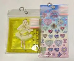 ひみつのアイプリ シール帳 バインダー ステッカー 2点セット しまむら