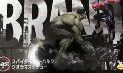 happyくじ　Last賞　スパイダーマン・ハルク ジオラマスタチューのサムネイル