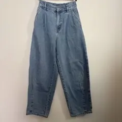 GU バレルレッグジーンズ150