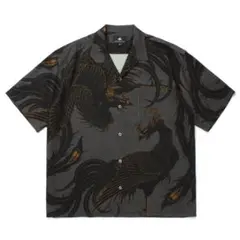 GAKKIN×BUDSPOOL 黒瑞鳥 HAWAIIAN SHIRT黒Mのサムネイル