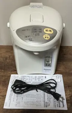 パナソニック 大容量 ポット NC-EJ302-W ホワイト 3l 電気ポット