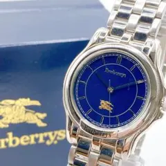 2026年最新】BURBERRY 文字盤カラー：ブルー メンズ 腕時計(クォーツ